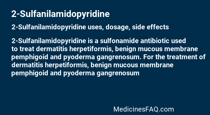 2-Sulfanilamidopyridine