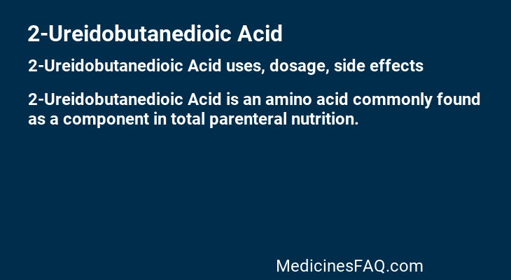 2-Ureidobutanedioic Acid