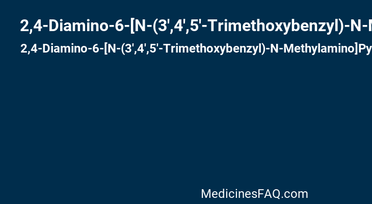 2,4-Diamino-6-[N-(3',4',5'-Trimethoxybenzyl)-N-Methylamino]Pyrido[2,3-D]Pyrimidine