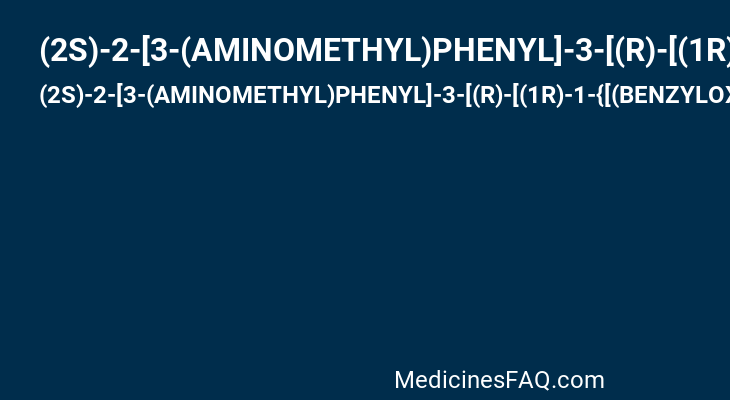 (2S)-2-[3-(AMINOMETHYL)PHENYL]-3-[(R)-[(1R)-1-{[(BENZYLOXY)CARBONYL]AMINO}-2-METHYLPROPYL](HYDROXY)PHOSPHORYL]PROPANOIC ACID