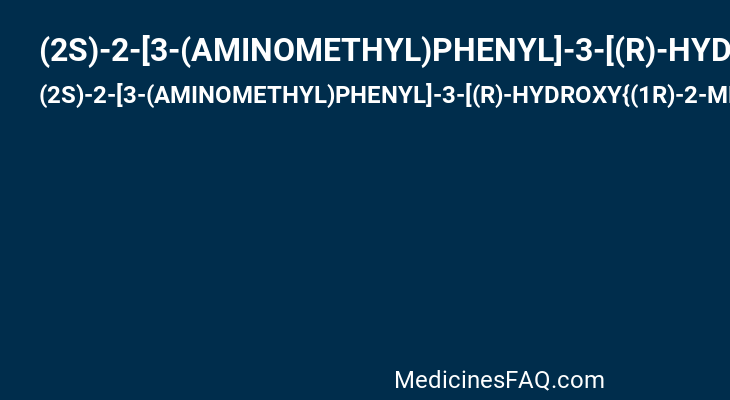 (2S)-2-[3-(AMINOMETHYL)PHENYL]-3-[(R)-HYDROXY{(1R)-2-METHYL-1-[(PHENYLSULFONYL)AMINO]PROPYL}PHOSPHORYL]PROPANOIC ACID