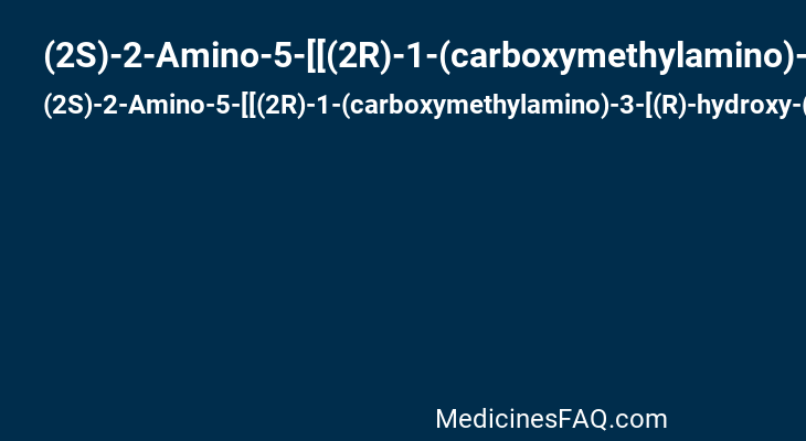 (2S)-2-Amino-5-[[(2R)-1-(carboxymethylamino)-3-[(R)-hydroxy-(N-hydroxy-4-iodoanilino)methyl]sulfanyl-1-oxopropan-2-yl]amino]-5-oxopentanoic acid