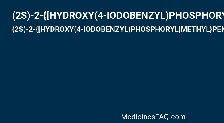 (2S)-2-{[HYDROXY(4-IODOBENZYL)PHOSPHORYL]METHYL}PENTANEDIOIC ACID