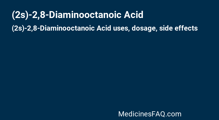 (2s)-2,8-Diaminooctanoic Acid