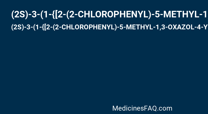(2S)-3-(1-{[2-(2-CHLOROPHENYL)-5-METHYL-1,3-OXAZOL-4-YL]METHYL}-1H-INDOL-5-YL)-2-ETHOXYPROPANOIC ACID
