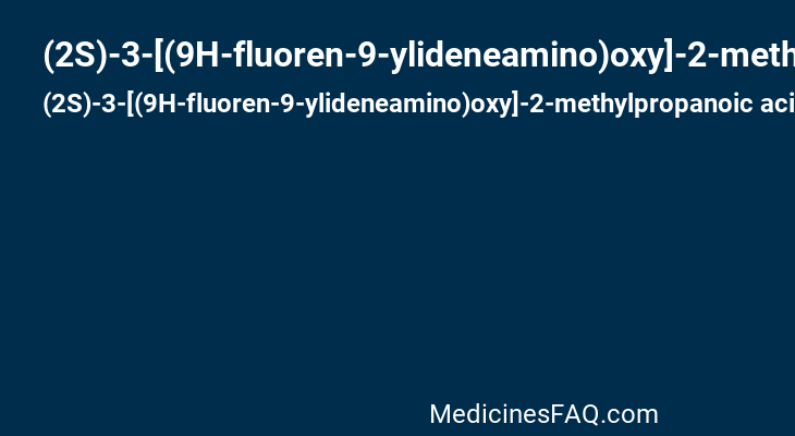 (2S)-3-[(9H-fluoren-9-ylideneamino)oxy]-2-methylpropanoic acid