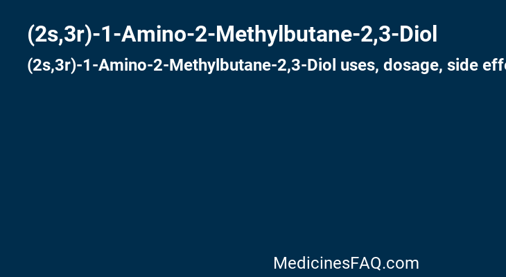 (2s,3r)-1-Amino-2-Methylbutane-2,3-Diol