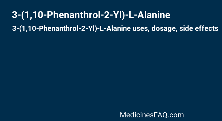 3-(1,10-Phenanthrol-2-Yl)-L-Alanine
