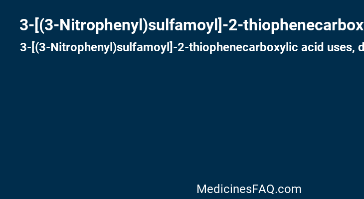 3-[(3-Nitrophenyl)sulfamoyl]-2-thiophenecarboxylic acid