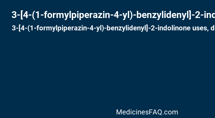 3-[4-(1-formylpiperazin-4-yl)-benzylidenyl]-2-indolinone