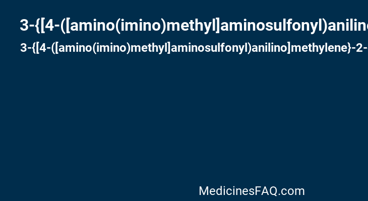 3-{[4-([amino(imino)methyl]aminosulfonyl)anilino]methylene}-2-oxo-2,3-dihydro-1H-indole