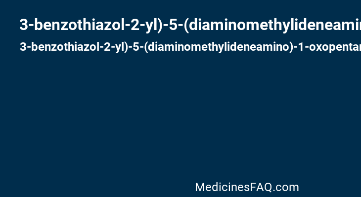 3-benzothiazol-2-yl)-5-(diaminomethylideneamino)-1-oxopentan-2-yl]-4-hydroxypyrrolidine-2-carboxamide