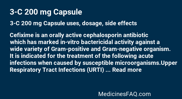 3-C 200 mg Capsule