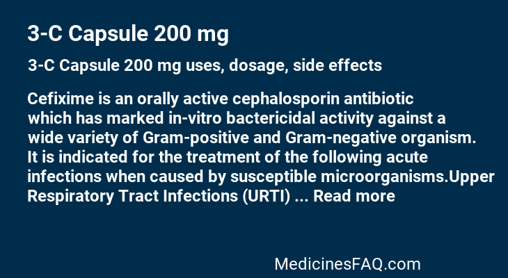 3-C Capsule 200 mg