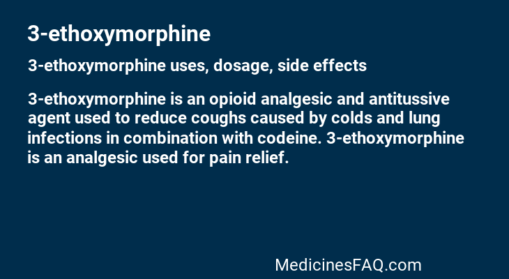 3-ethoxymorphine