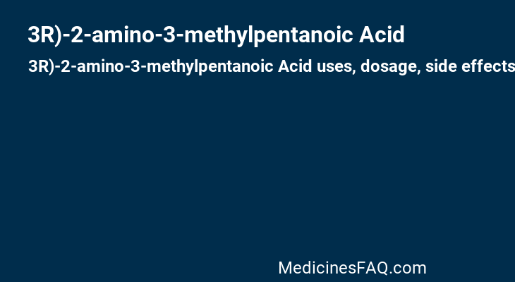3R)-2-amino-3-methylpentanoic Acid