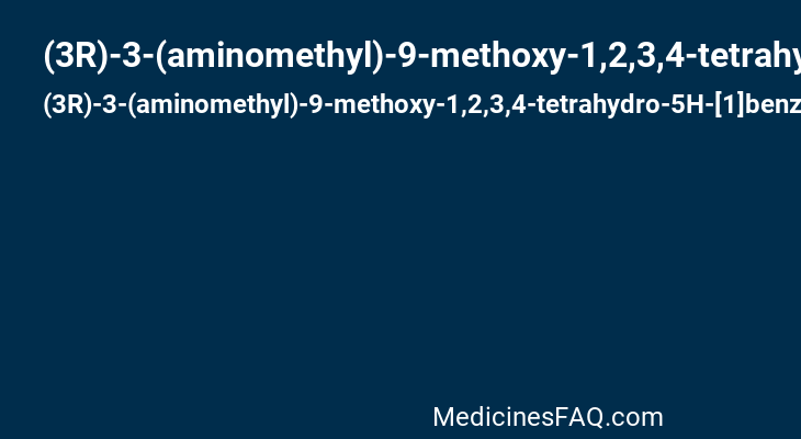 (3R)-3-(aminomethyl)-9-methoxy-1,2,3,4-tetrahydro-5H-[1]benzothieno[3,2-e][1,4]diazepin-5-one