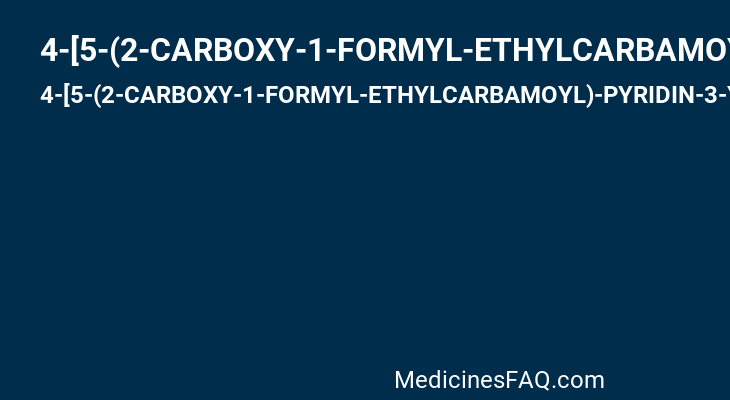 4-[5-(2-CARBOXY-1-FORMYL-ETHYLCARBAMOYL)-PYRIDIN-3-YL]-BENZOIC ACID