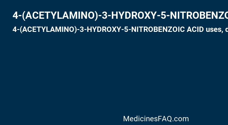 4-(ACETYLAMINO)-3-HYDROXY-5-NITROBENZOIC ACID