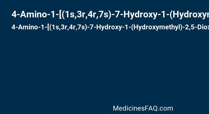 4-Amino-1-[(1s,3r,4r,7s)-7-Hydroxy-1-(Hydroxymethyl)-2,5-Dioxabicyclo[2.2.1]Hept-3-Yl]-5-Methylpyrimidin-2(1h)-One