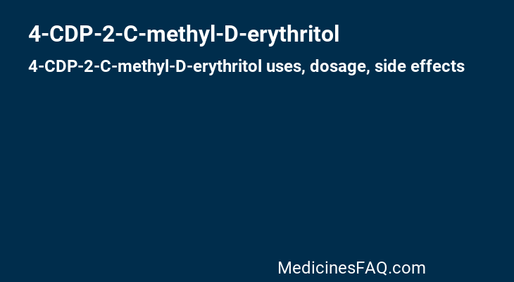 4-CDP-2-C-methyl-D-erythritol