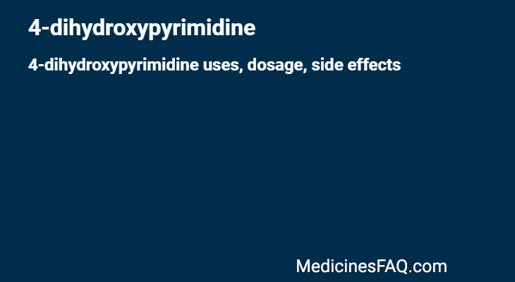 4-dihydroxypyrimidine