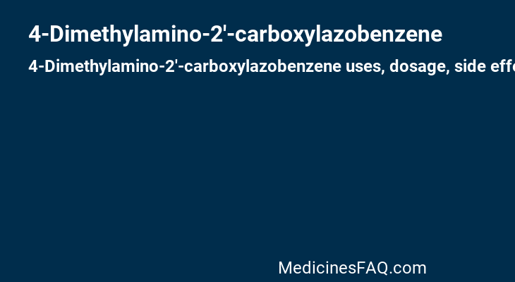 4-Dimethylamino-2'-carboxylazobenzene