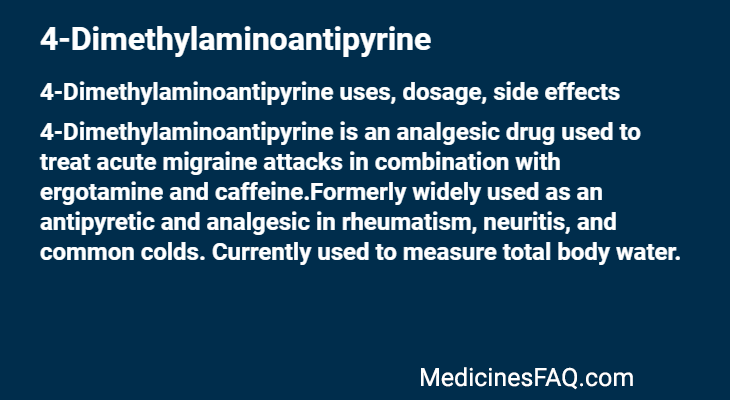 4-Dimethylaminoantipyrine