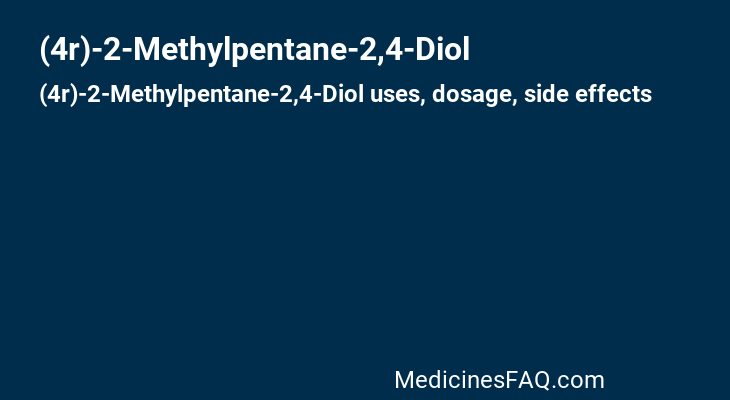 (4r)-2-Methylpentane-2,4-Diol
