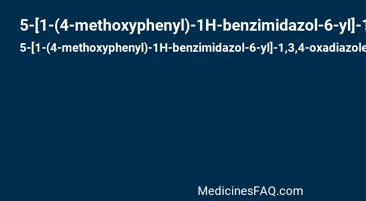 5-[1-(4-methoxyphenyl)-1H-benzimidazol-6-yl]-1,3,4-oxadiazole-2(3H)-thione