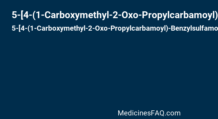 5-[4-(1-Carboxymethyl-2-Oxo-Propylcarbamoyl)-Benzylsulfamoyl]-2-Hydroxy-Benzoic Acid