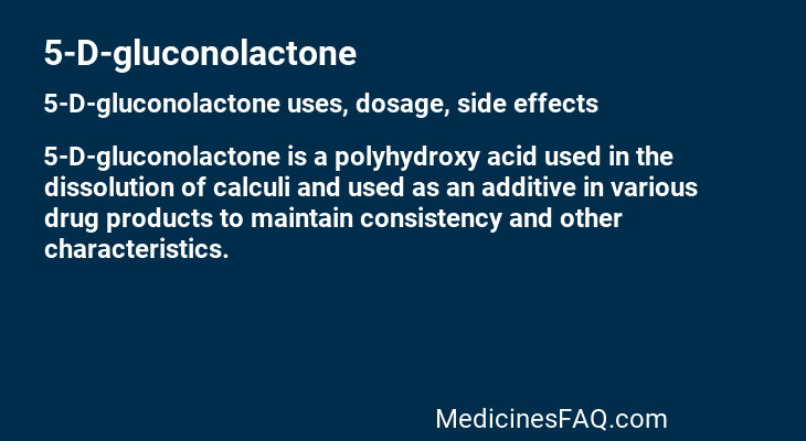 5-D-gluconolactone