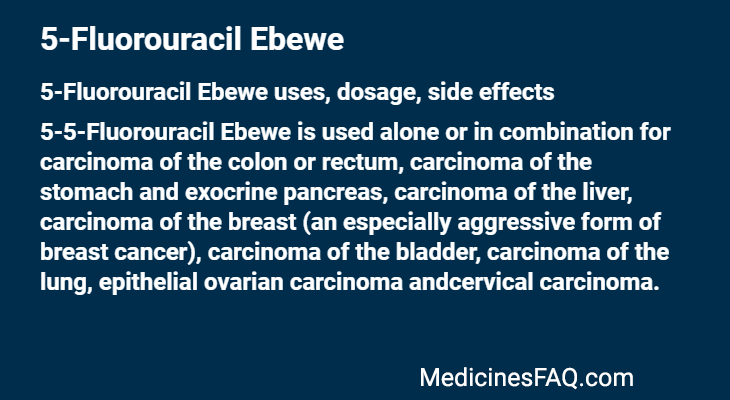5-Fluorouracil Ebewe