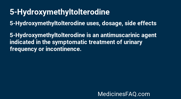 5-Hydroxymethyltolterodine