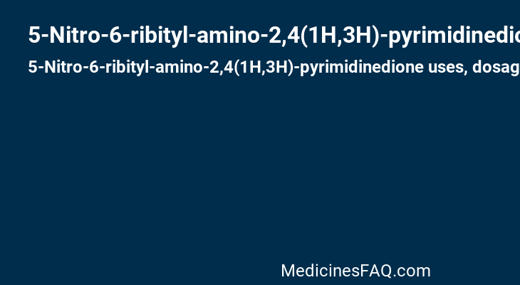 5-Nitro-6-ribityl-amino-2,4(1H,3H)-pyrimidinedione