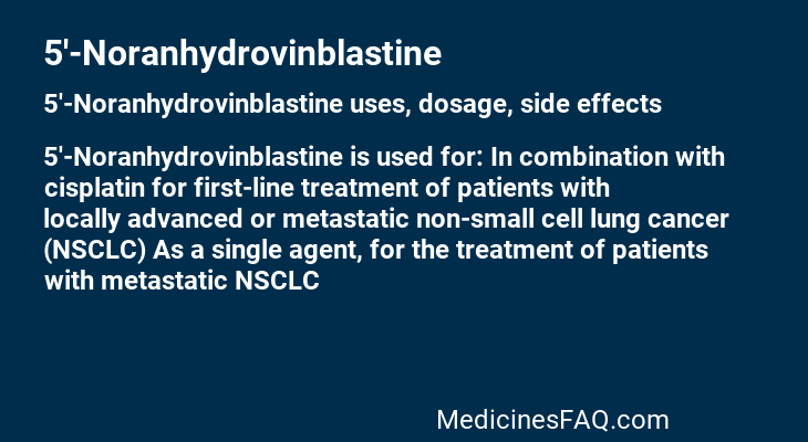 5'-Noranhydrovinblastine