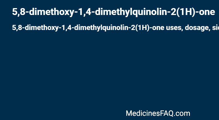 5,8-dimethoxy-1,4-dimethylquinolin-2(1H)-one