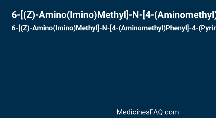 6-[(Z)-Amino(Imino)Methyl]-N-[4-(Aminomethyl)Phenyl]-4-(Pyrimidin-2-Ylamino)-2-Naphthamide