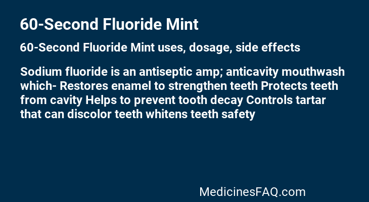 60-Second Fluoride Mint