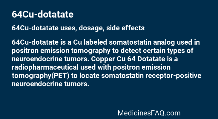 64Cu-dotatate