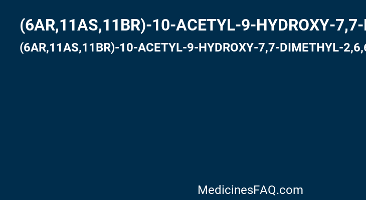 (6AR,11AS,11BR)-10-ACETYL-9-HYDROXY-7,7-DIMETHYL-2,6,6A,7,11A,11B-HEXAHYDRO-11H-PYRROLO[1',2':2,3]ISOINDOLO[4,5,6-CD]INDOL-11-ONE