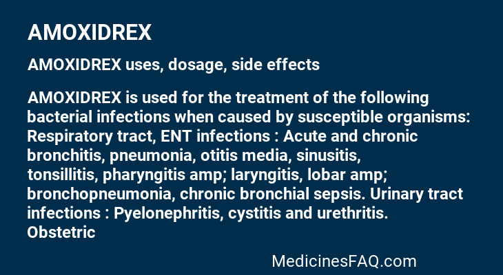AMOXIDREX