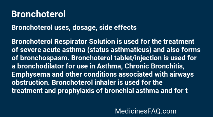 Bronchoterol