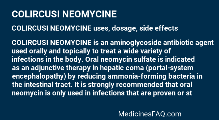 COLIRCUSI NEOMYCINE