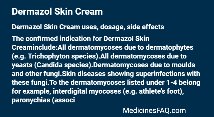 Dermazol Skin Cream