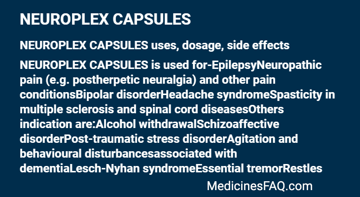 NEUROPLEX CAPSULES