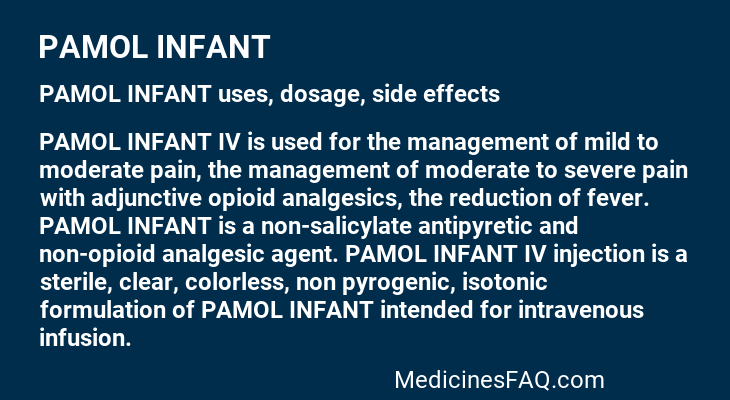 PAMOL INFANT