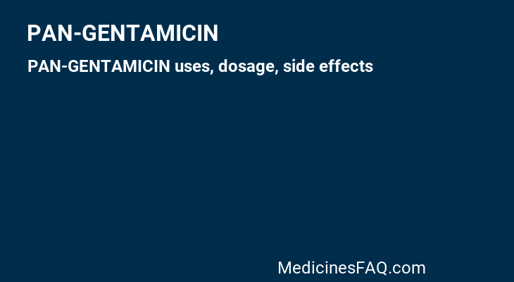 PAN-GENTAMICIN