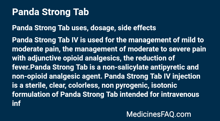 Panda Strong Tab