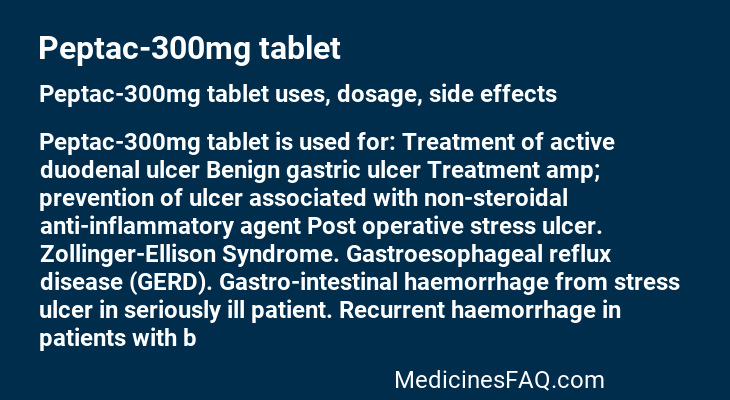 Peptac-300mg tablet